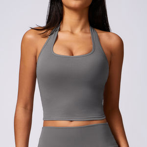 Sujetador deportivo transpirable para mujer al por mayor con servicio OEM, Top deportivo de realce, sujetador de Yoga deportivo, Tops deportivos para correr, chaleco, ropa de gimnasio - Product Image 6