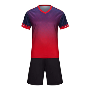 Ensemble de vêtements de sport pour l'entraînement au football unisexe de haute qualité, uniformes personnalisés, nom du club, maillots tendance, 100% polyester - Product Image 4