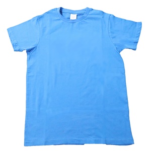 Camiseta unisex de calidad estándar en blanco de gran tamaño de ajuste holgado de algodón y poliéster, duradera, transpirable, lisa, de secado rápido, con estampado antibolitas - Product Image 1