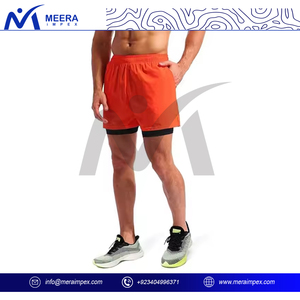 Haute qualité 100% coton hommes Shorts séchage rapide léger respirant solide motif Shorts pour courir Sports de plein air Gym - Product Image 2