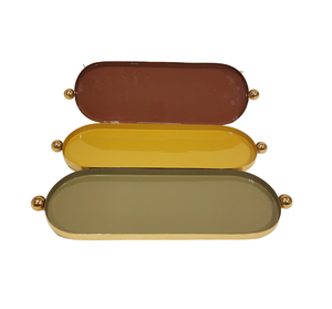 Bandeja de servicio de diseño de alambre recubierto de oro de alta calidad para el servidor de fechas de postres de frutas de borde ancho Ramadan Eid - Product Image 4