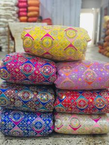 Elegant Jacquard Embroidery <b>Fabric</b> with Shiny Sequins Breathable for Girls/Boys Wedding Clothing and Home Decor Style for All - Product Image 3