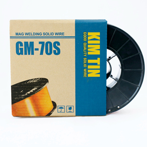 Alambre de soldadura KIM TIN CO2 0,8 SG2 de mm de diámetro para soldadura MIG y soldadura de acero inoxidable cobre Aleación de Metal - Product Image 1