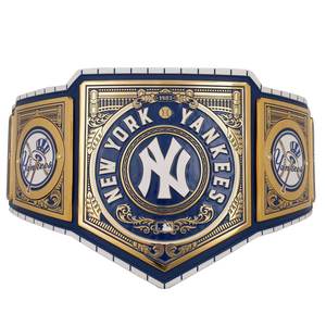 Ceintures de championnat personnalisées ! NOUVEAU CHAMPIONNAT DE LA LEGENDAIRE ÉQUIPE DES YANKEES 2025 - Product Image 4