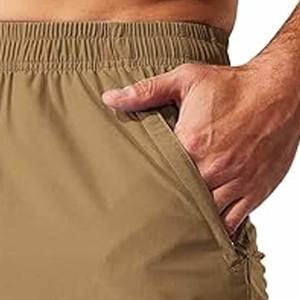 กางเกงขาสั้นคาร์โก้แนววินเทจสำหรับผู้ชายกางเกงเอวยางยืดปิดขนาด XS ผ้าเนื้อละเอียดตามสั่งพิมพ์โลโก้ได้ตามต้องการ - Product Image 2