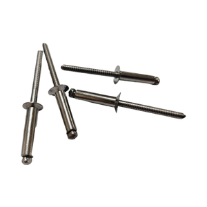 Rivet aveugle sur mesure en acier inoxydable 304, tête plate ronde, étanche et autoperceur - Product Image 1
