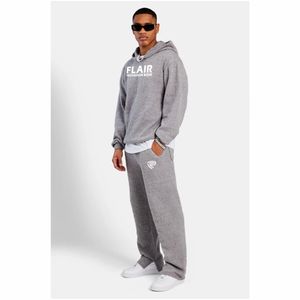 Chándal con capucha de algodón 100% de gran tamaño con detalle de costura cuadrada bordado y técnicas de cuentas estilo Vintage para invierno - Product Image 6