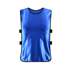 Wholesale Custom Logo Front Position 100% Polyester Breathable Quick Dry Sleeveless Soccer Mesh <b>Bibs</b> for Men Sports Training - Product Image 1