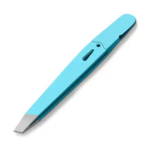 Augenbrauen Pinzette Haar Schönheit Schräg Edelstahl Augenbrauen Trimmer Clips Pro Haaren tfernung Make-up Tool Flache Spitze