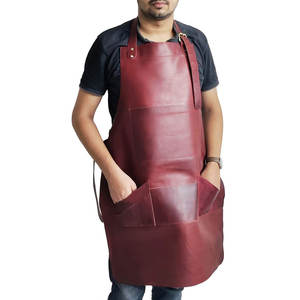 Professional Manufacturer Men Women Kitchen Use <b>Leather</b> <b>Aprons</b> Lightweight Breathable Easy to Clean <b>Leather</b> <b>Aprons</b> - Product Image 6