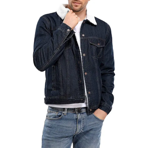 Veste en jean surdimensionnée pour hommes, respirante, saison hivernale, prix de gros bon marché, vestes en jean grande taille pour hommes - Product Image 5
