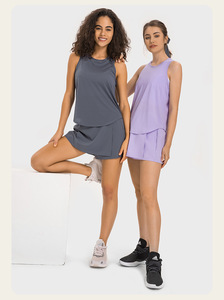 Women's Custom Logo Gym Shorts with Elastic Waist 2-in-1 Liner for Running <b>Biking</b> Sporty Tennis Yoga Shorts Inner <b>Pocket</b> Design - Product Image 6