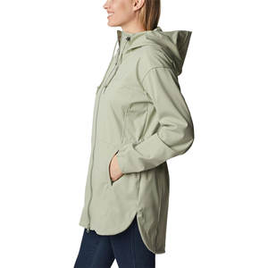 Veste longue Softshell pour femmes Vestes d'extérieur avec logo personnalisé de qualité supérieure pour les femmes - Product Image 4