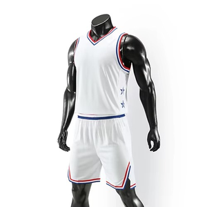 ชุดเครื่องแบบเสื้อบาสเก็ตบอลชุดเสื้อกางเกงแบบสั่งทำสำหรับผู้ชายชุดเครื่องแบบฝึกซ้อมชุดหมายเลขโลโก้สำหรับเด็กฤดูร้อนใหม่ - Product Image 3