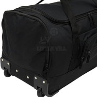 Sac de voyage unisexe en nylon de qualité supérieure, grande capacité, logo personnalisé, fermeture à glissière, couleur unie, lettre, gym, mode, style direct