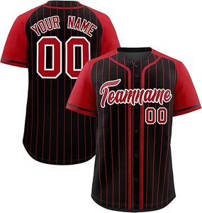 เสื้อเบสบอลและซอฟต์บอลสำหรับผู้ใหญ่ผ้าโพลีเอสเตอร์แห้งเร็วระบายอากาศ - Product Image 4