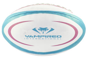 Pelota de rugby HS estándar con logotipo personalizado de alto rendimiento directo de fábrica al por mayor, opciones duraderas y de compra a granel - Product Image 6