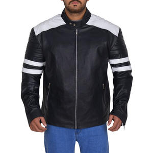 OEM personalizado al por mayor de la moda chaqueta de la motocicleta para los hombres 2025 elegante chaqueta de cuero de los hombres de la motocicleta y de carreras de automóviles desgaste - Product Image 1
