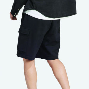 Fast Delivery Men's Workout <b>Shorts</b> Quick Dry Running Gym <b>Shorts</b> <b>Zipper</b> <b>Pockets</b> Loose Breathable Design Casual Solid Plain Dyed - Product Image 2