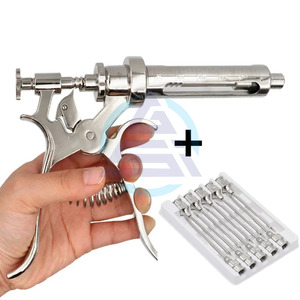 Seringue automatique à injection continue réglable 10/20/30/50 ml pour vaccinage du bétail (porcs, bovins, ovins, volailles) – Aiguilles en option - Product Image 6