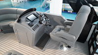 Bateau de pêche ponton de luxe Kinocean S-16 2025, embarcation de loisirs nautiques 8 personnes, yacht fluvial 16 pieds avec bar, toilettes et canapé à vendre