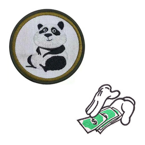 Parche de transferencia de calor bordado personalizado, recién llegado, diseño de dibujos animados, parches para coser con plancha para ropa - Product Image 4