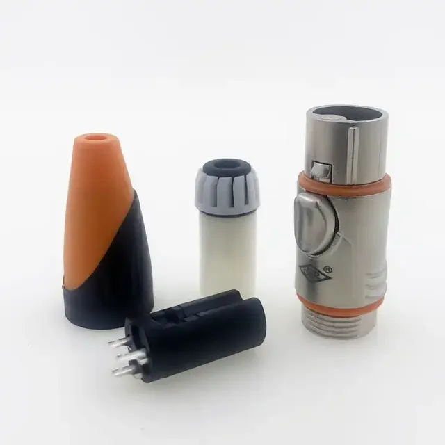 2pcs Female XLR Plug IP65 Waterproof High Quality 3P/15A Connectors
