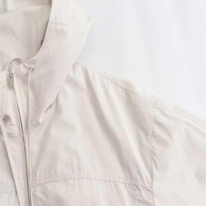 Chaqueta corta holgada informal con cremallera para mujer, estilo veraniego, a la moda, para principios de otoño, 2024 - Product Image 4