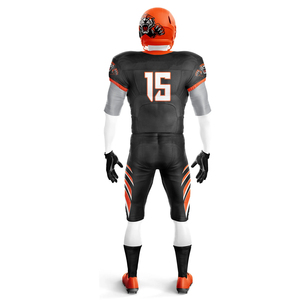 Uniforme de Fútbol Americano de Alta Calidad, Transpirable y de Secado Rápido, Conjunto de Manga Corta con Impresión Personalizada del Nombre del Equipo, Servicios OEM y ODM, Jersey y Pantalón - Product Image 3