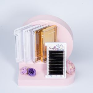 LashPlus Lashes Extensions Korean PBT Eyelash Extension Matte Black 0.03 0.05 <strong>0.07</strong> 0.10 0.15 0.20 <strong>D</strong> <strong>Curl</strong> Lash Extension Supplies - Product Image 5