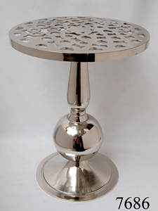 Mesa auxiliar de Metal de aluminio decorativa para sala de estar, mesas de centro Modernas Decorativas, mesas de Metal personalizadas - Product Image 6