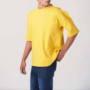 Camiseta Premium para Hombre, Talla Grande, 180 Gramos, Hombros Caídos, Transpirable, Manga Corta, 100% Algodón Grueso, Personalizable, Informal, Larga - Product Image 2