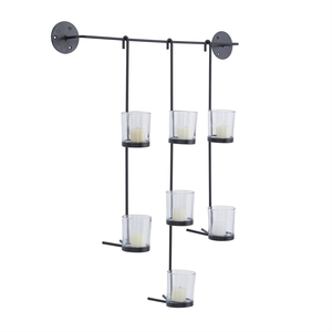 เชิงเทียนโลหะติดผนังทำด้วยมือสำหรับตกแต่งคริสต์มาสแท่นวางเทียนติดผนังแท่นวางเทียนติดผนังแบบปรับได้สำหรับงานหนัก - Product Image 6