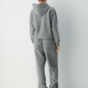 Survêtement Cargo Homme 2026 – Ensemble Hoodie Oversize et Jogger Ample avec Logo Personnalisé pour Homme - Product Image 3