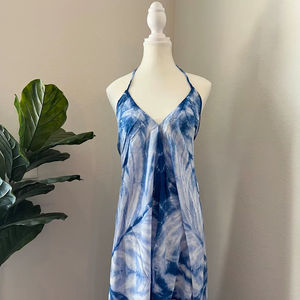 Vestido de algodón de verano para mujer con bordado Floral Diseño de moda y decoración de botones Top transpirable sin mangas para mujer - Product Image 1