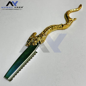 มีดโกนหนวดมังกรทองสุดเท่ห์สำหรับช่างตัดผมมีดโกนบางทันสมัยเครื่องมือช่างออกแบบที่ทนทาน - Product Image 2