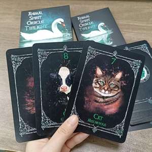Cartes de tarot d'usine en vente en gros, cartes de tarot d'<span class=keywords><strong>oracle</strong></span> magique avec livre d'instructions, impression personnalisée, cartes d'animaux spirituels, tarot - Product Image 3