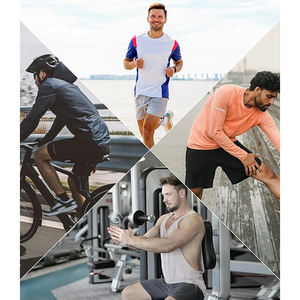 Shorts en molleton 100% coton confortables et décontractés pour hommes, couleur unie, chauds, brossés, taille élastique, légers, durables, écologiques, séchage rapide - Product Image 5