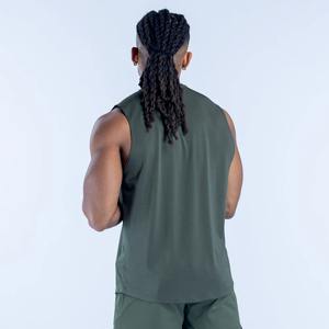Camiseta sin Mangas Personalizada al por Mayor para Hombre, Color Personalizado, Ajustada, de Secado Rápido, Transpirable, Camiseta de Verano para Hombre - Product Image 5