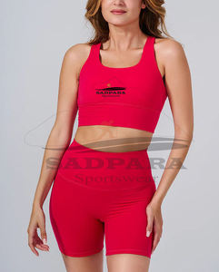 Ensemble de yoga en coton sans couture deux pièces vêtements de fitness tenues de sport vêtements de yoga vêtements de sport pour femmes - Product Image 1