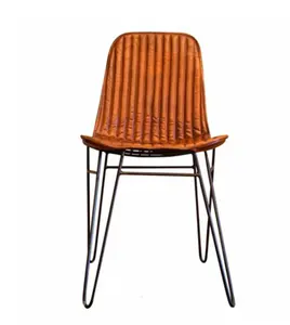 Sıcak satış tasarım Trendy şık moda Retro tarzı sandalye mobilya saç Pin tasarımcı bacaklar ile ev ve otel kullanılan
