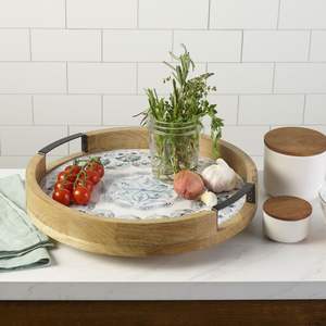 Plateaux ronds en bois conçus pour une présentation de table haut de gamme dans les salles à manger de luxe et les cuisines contemporaines - Product Image 6