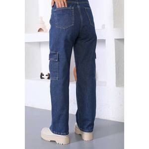 Pantalones Palazzo Casuales de Cintura Alta con Diseño de Bolsillos Cargo Elegantes, Pantalones Cómodos y Chic - Product Image 5