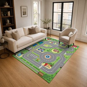 <b>RUGS</b> DEPOT LXDP-1038 Wholesale Multicolor Neutral Traditional Oriental Digital Printed Machine Washable Chenille <b>Rug</b> <b>Non</b> <b>Slip</b> - Product Image 2
