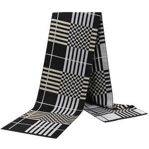 Luxury Designer Printed Pashima Winter Shawl Soft Men Women's Cashmere Pashmina <b>Scarf</b> Checkered Pattern Tassel <b>Scarf</b> for <b>Ladies</b> - Product Image 2