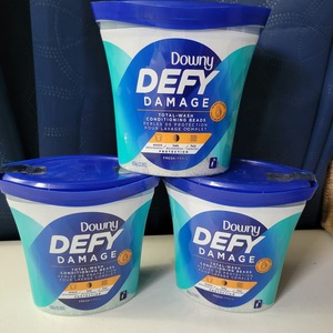 Total Wash Solid Fabric Conditioning Beads 19,5 oz & 22,9 oz Downy DEFY Damage Flower Fragancia - Product Image 5