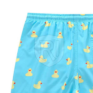 Short de bain High Street New Style pour hommes Offre Spéciale motif solide de couleur personnalisée - Product Image 5