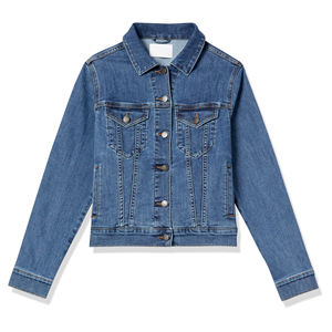 Chaqueta de Mezclilla para Mujer, Transpirable, Impermeable, Cortavientos, con Forro de Lana y Lino, Diseño Moderno de Manga Larga, Alta Calidad, para Invierno - Product Image 6