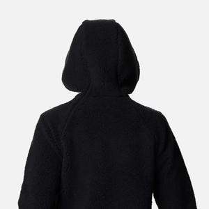 Forrado Sherpa manga larga logotipo personalizado invierno mujer logotipo personalizado diseño hombres y mujeres forro polar para mujeres - Product Image 6