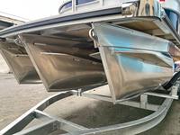 Bateau à ponton en aluminium de 21 pieds de qualité supérieure, console centrale, cabine fermée, pêche sportive, surf, loisirs, écran tactile, 100 CV